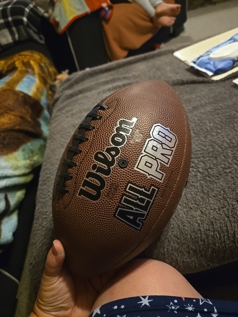 Wilson Brown Football with Black Laces494